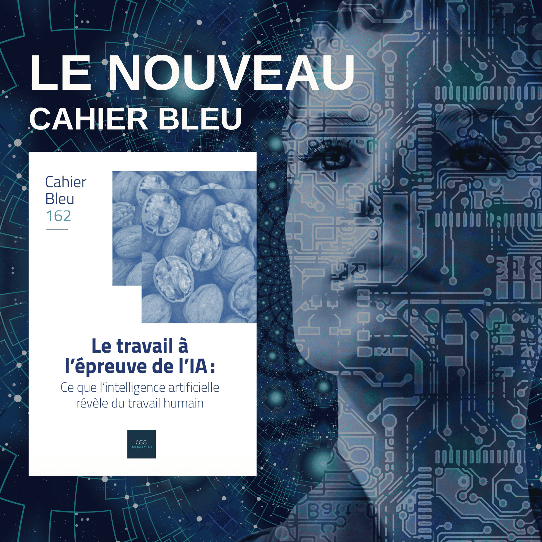 Cahier bleu "le travail à l'épreuve de l'IA"
